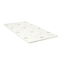 Topper 160/200 cm  - alb, Basics, textil (160/200cm)