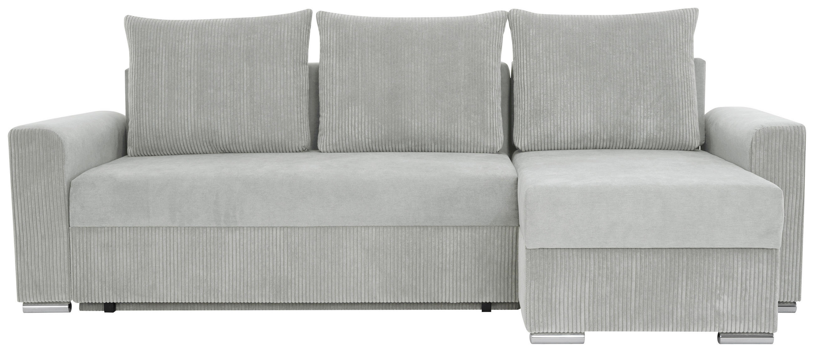 Livetastic Ecksofa Hellgrau 239x141 cm