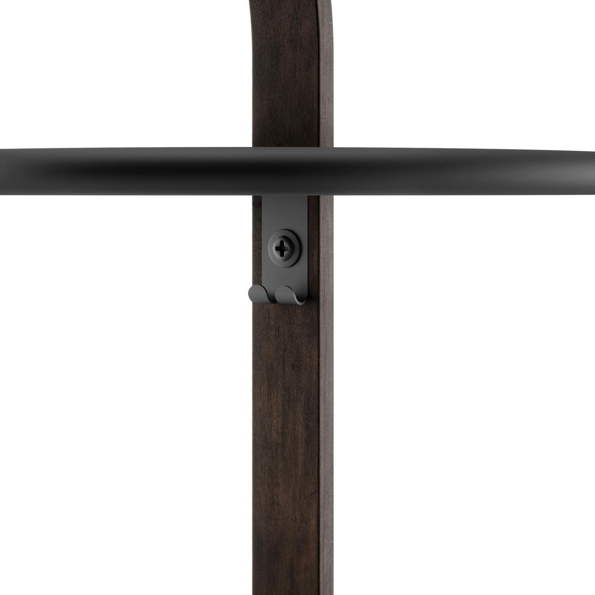 BEISTELLTISCH in Holz, Metall  - Walnussfarben/Schwarz, Design, Holz/Metall (24,1/68,9/35,3cm) - Umbra