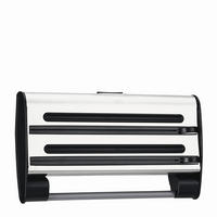 KÜCHENROLLENHALTER - Edelstahlfarben/Schwarz, Basics, Kunststoff/Metall (41/28/11cm) - Emsa