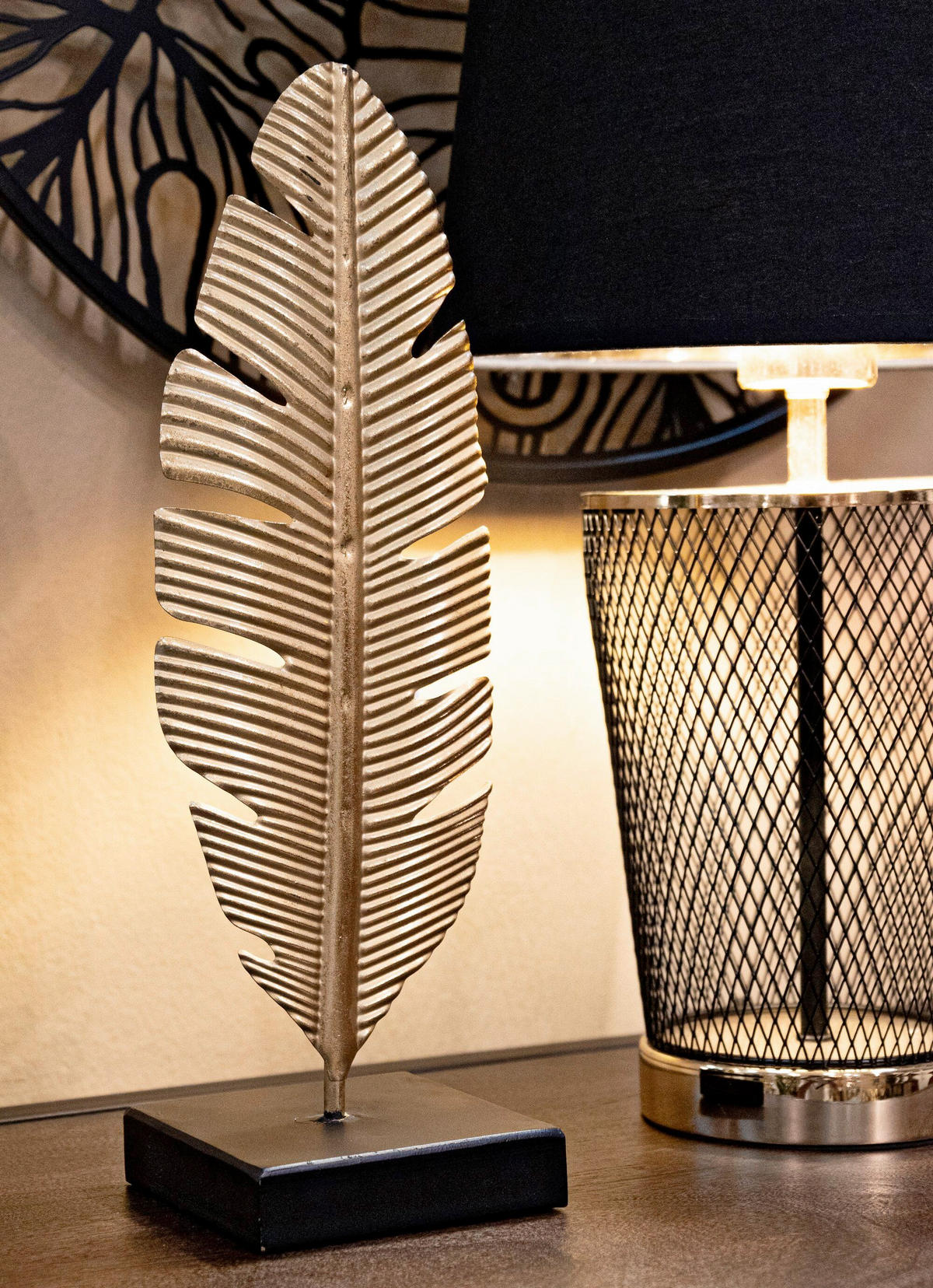 SKULPTUR - Goldfarben, Basics, Metall (10/34/10cm)