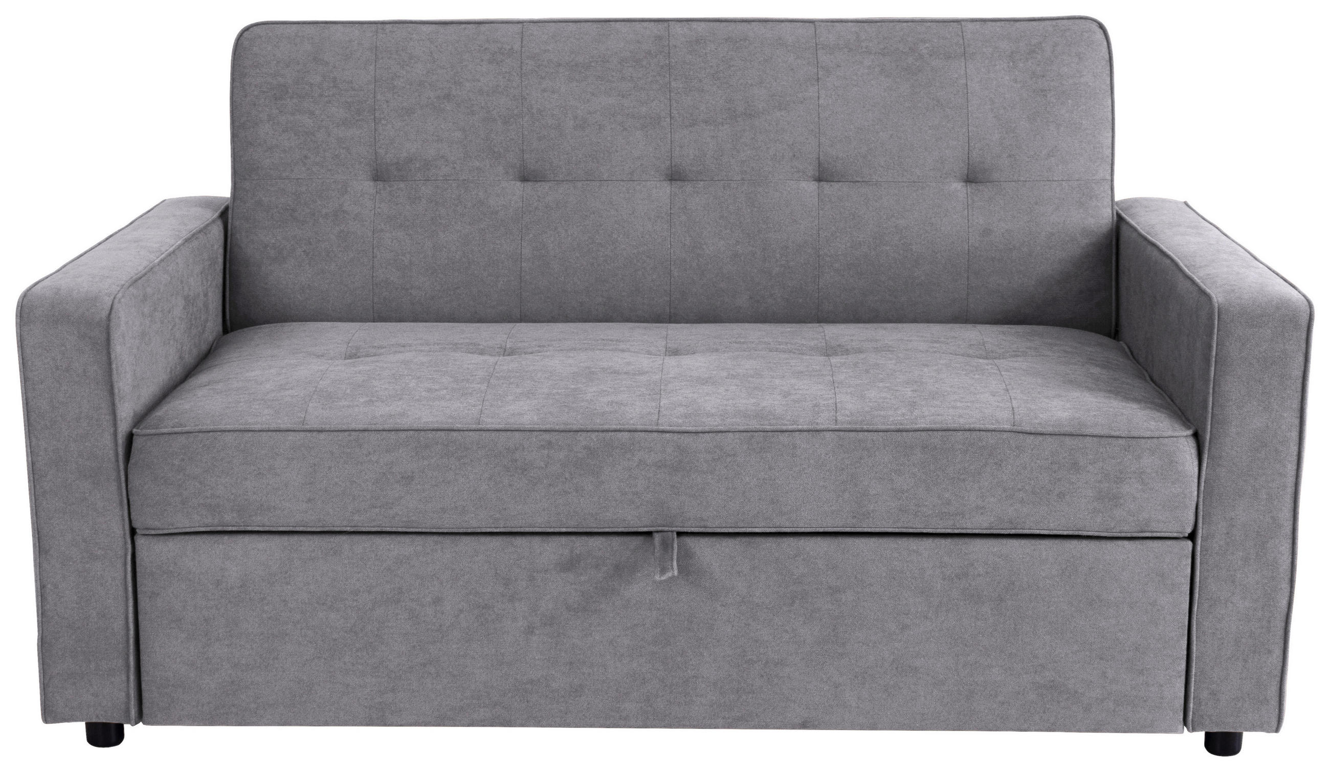 SCHLAFSOFA Flachgewebe Hellgrau  - Hellgrau, Trend, Textil (162/90/89cm) - Livetastic