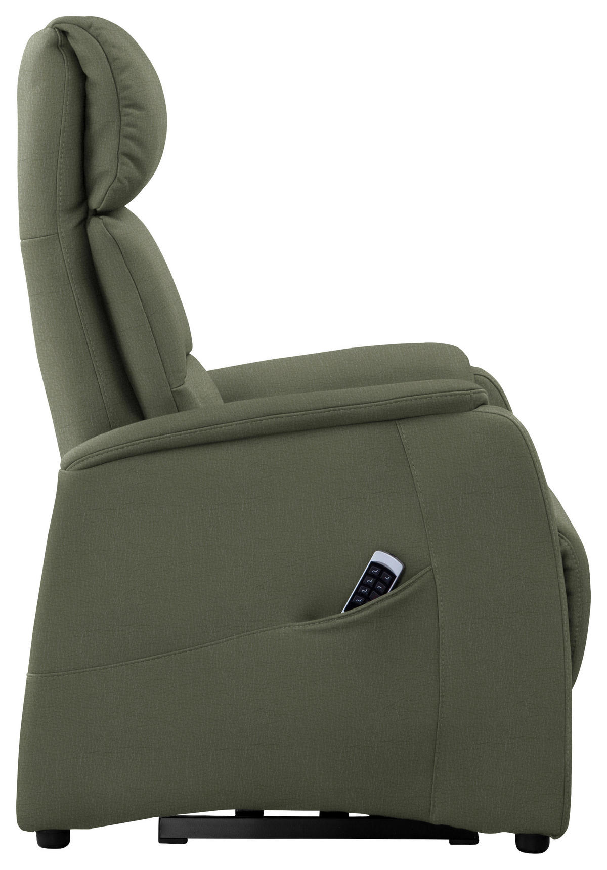 FAUTEUIL DE TÉLÉVISION in Grün  - Schwarz/Grün, Konventionell, Leder/Kunststoff (69/109/83cm) - Cantus