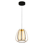 LED-HÄNGELEUCHTE 30/150 cm  - Goldfarben/Schwarz, Design, Kunststoff/Metall (30/150cm) - Novel