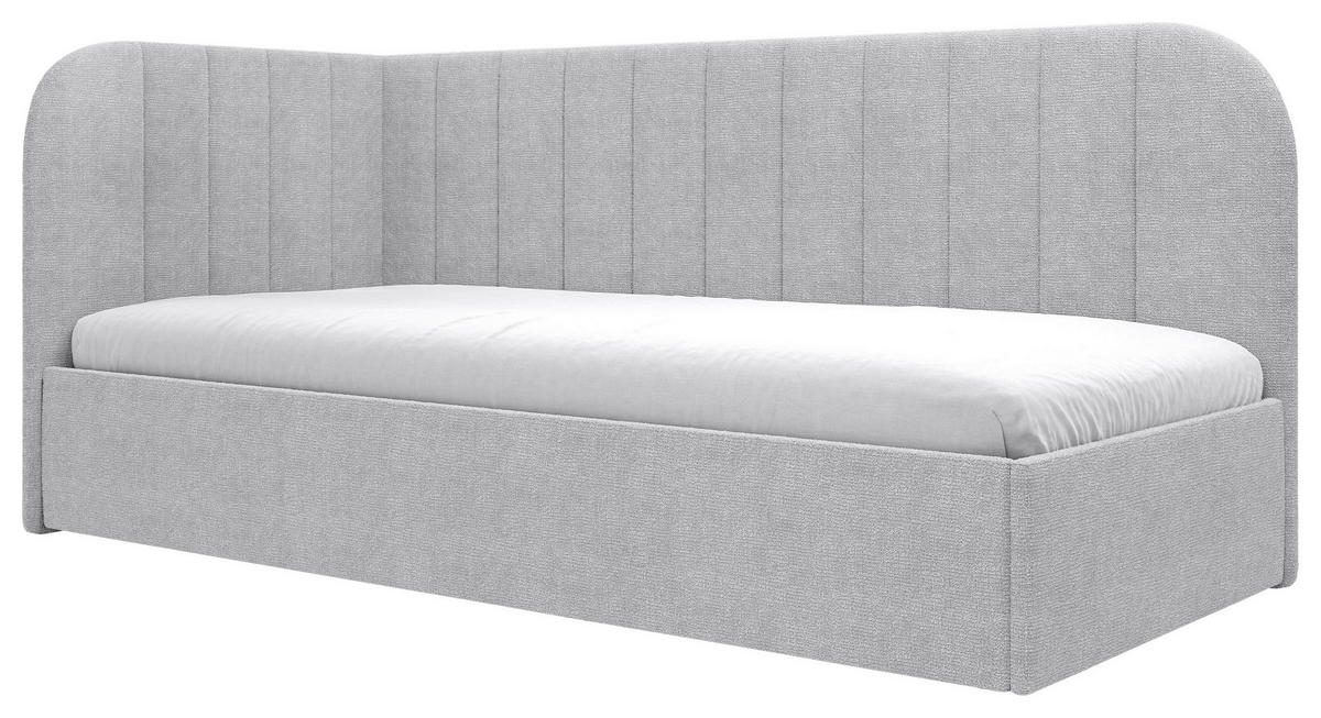 POLSTERBETT 90/200 cm,  in Grau, Lattenrost, Bettkasten,  - Schwarz/Grau, MODERN, Holz/Holzwerkstoff (90/200cm) - MID.YOU