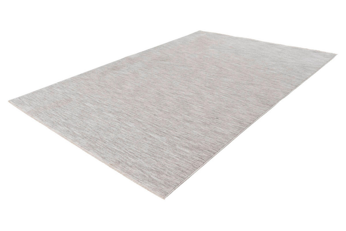 FLACHWEBETEPPICH 160/230 cm Silberfarben rechteckig  - Silberfarben, Basics, Textil (160/230cm) - Kayoom