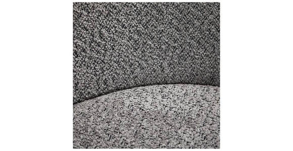ARMLEHNSTUHL  in Eisen Bouclé  - Schwarz/Grau, Design, Textil/Metall (53/78/61cm) - Hom`in