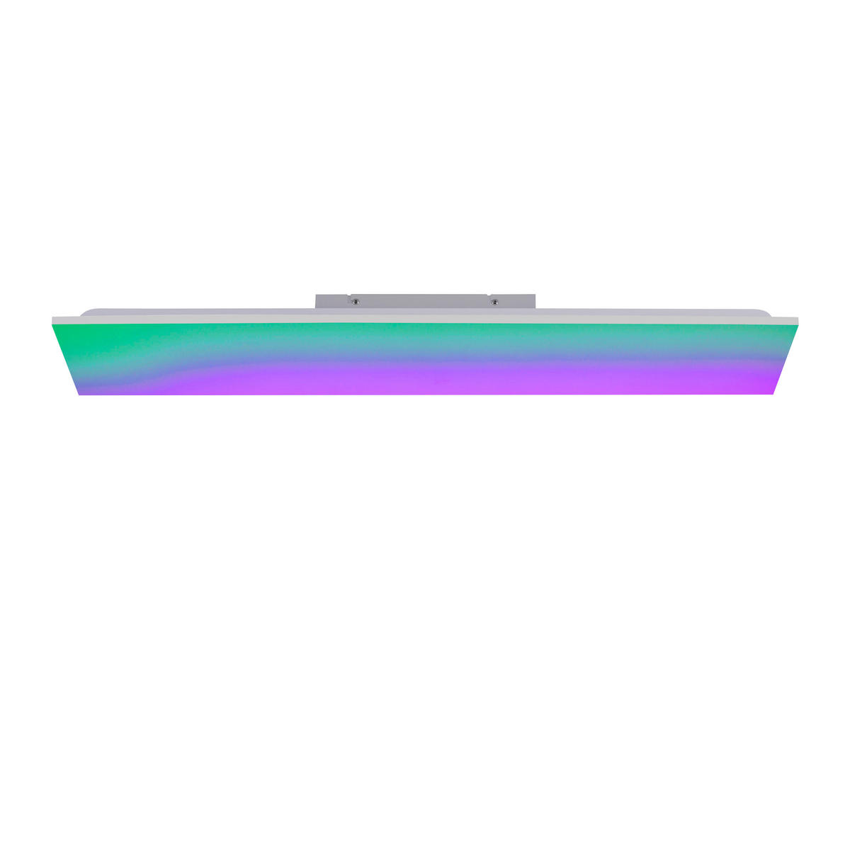 LED-DECKENLEUCHTE 100/25/6,5 cm   - Alufarben/Weiß, Basics, Kunststoff/Metall (100/25/6,5cm)