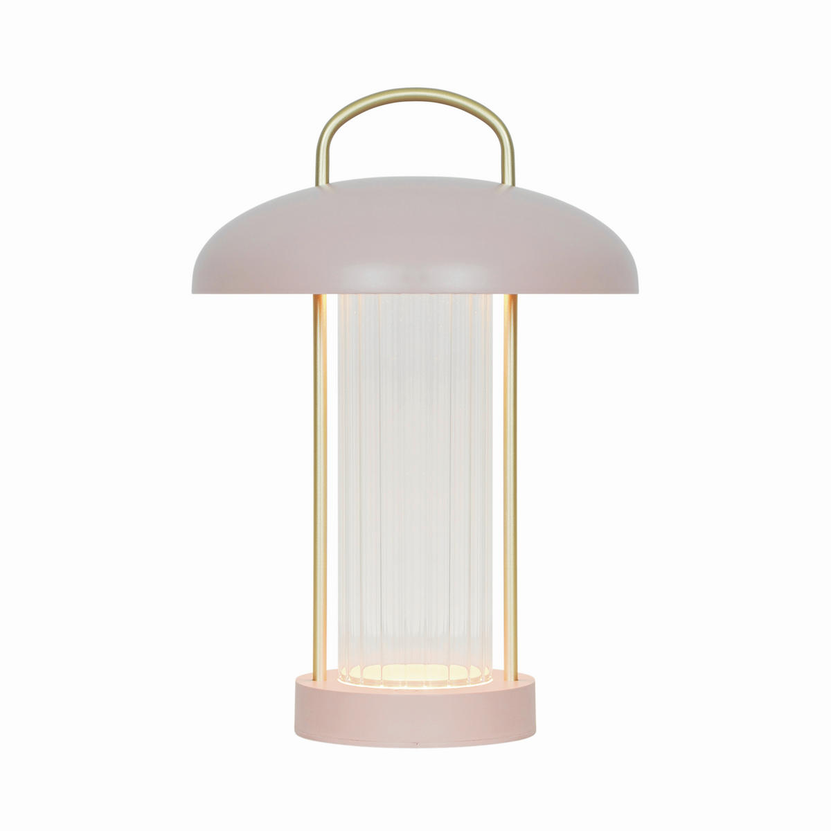 AKKU-TISCHLEUCHTE 20/29 cm   - Hellrosa/Beige, Design, Kunststoff (20/29cm) - Nordlux