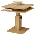 COUCHTISCH 65/65/53-77 cm quadratisch Eiche Artisan  - Eiche Artisan, KONVENTIONELL, Holzwerkstoff (65/65/53-77cm) - Carryhome