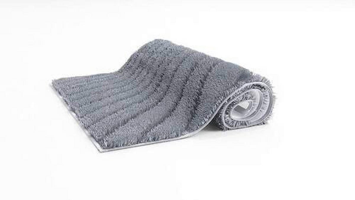 BIDET-VORLEGER Anthrazit 50/60 cm  - Anthrazit, Basics, Kunststoff/Textil (50/60cm) - Grund