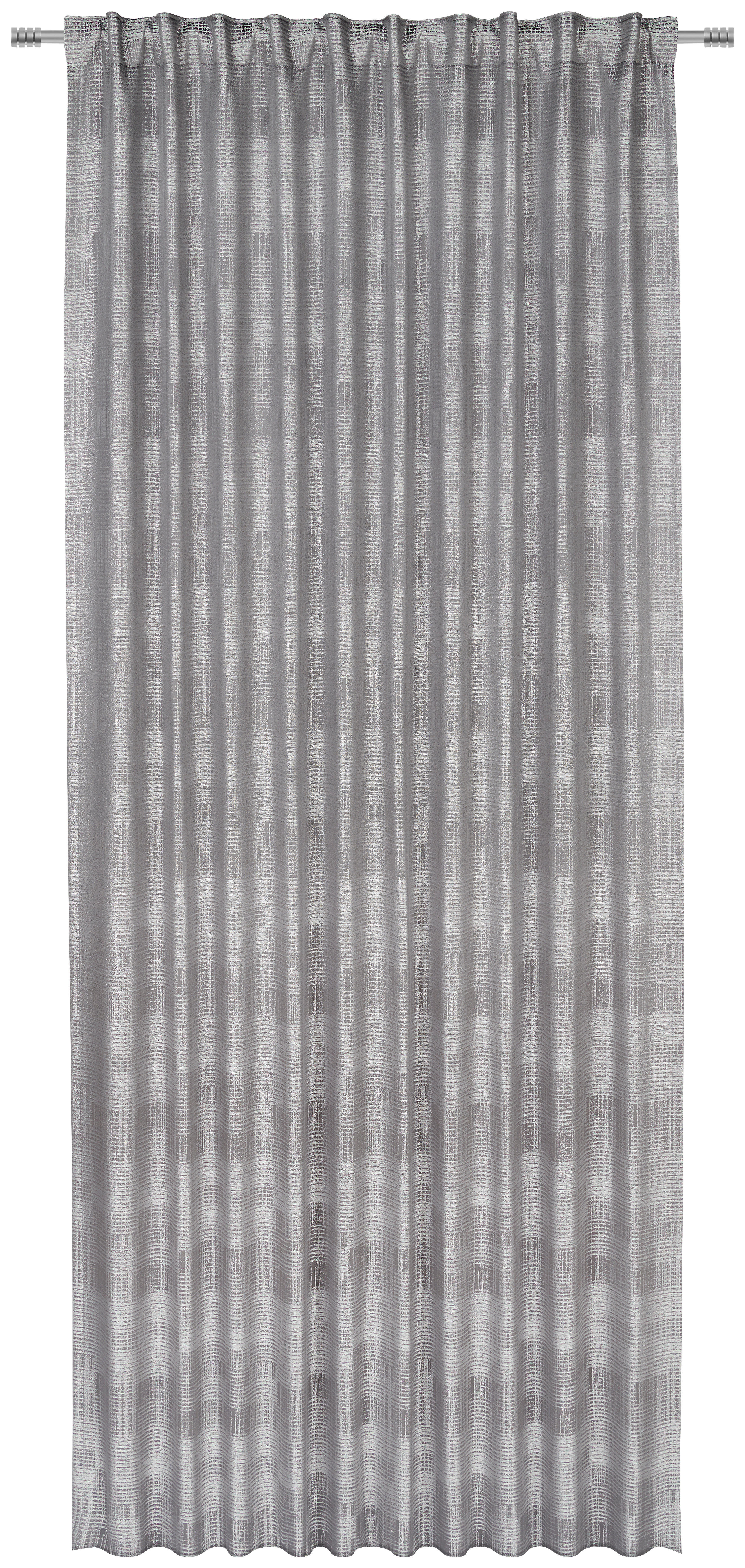 GARDINLÄNGD ej transparent  - grå, Klassisk, textil (140/245cm) - Esposa