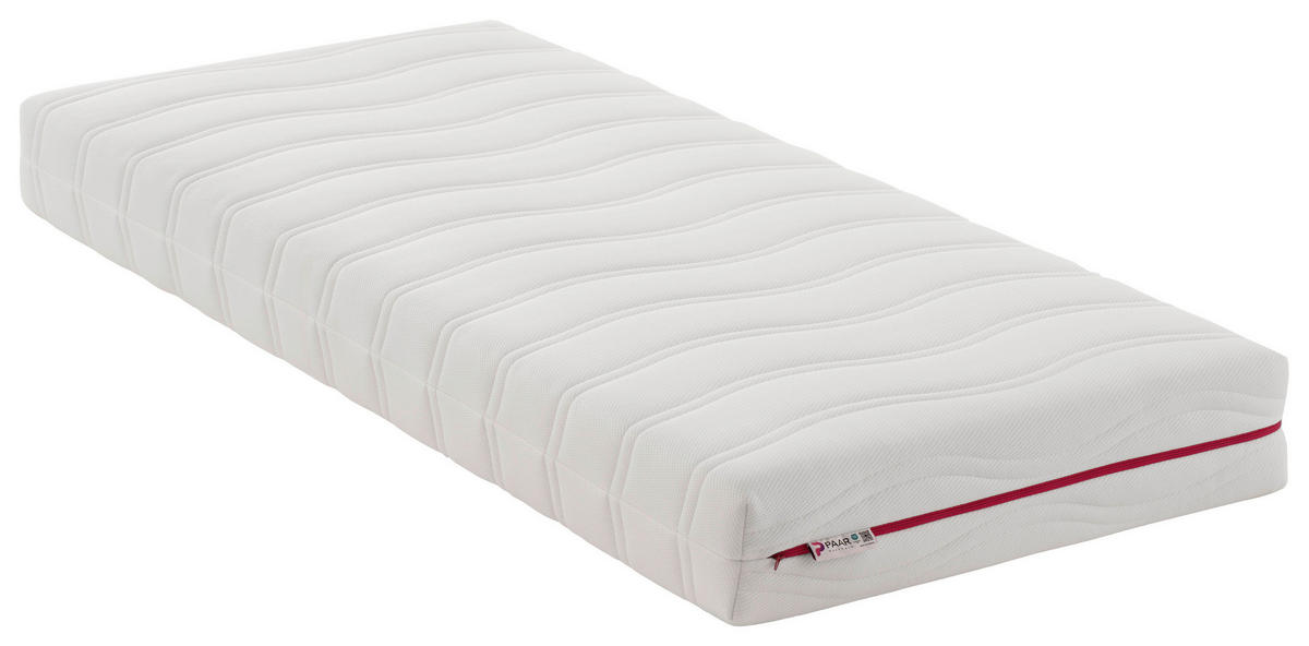 WENDEMATRATZE 140/200 cm Höhe ca. 20 cm  - Weiß, KONVENTIONELL, Textil (140/200cm) - Xora