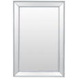 WANDSPIEGEL 80/120/4,5 cm    - Silberfarben, Design, Glas/Holzwerkstoff (80/120/4,5cm) - Xora