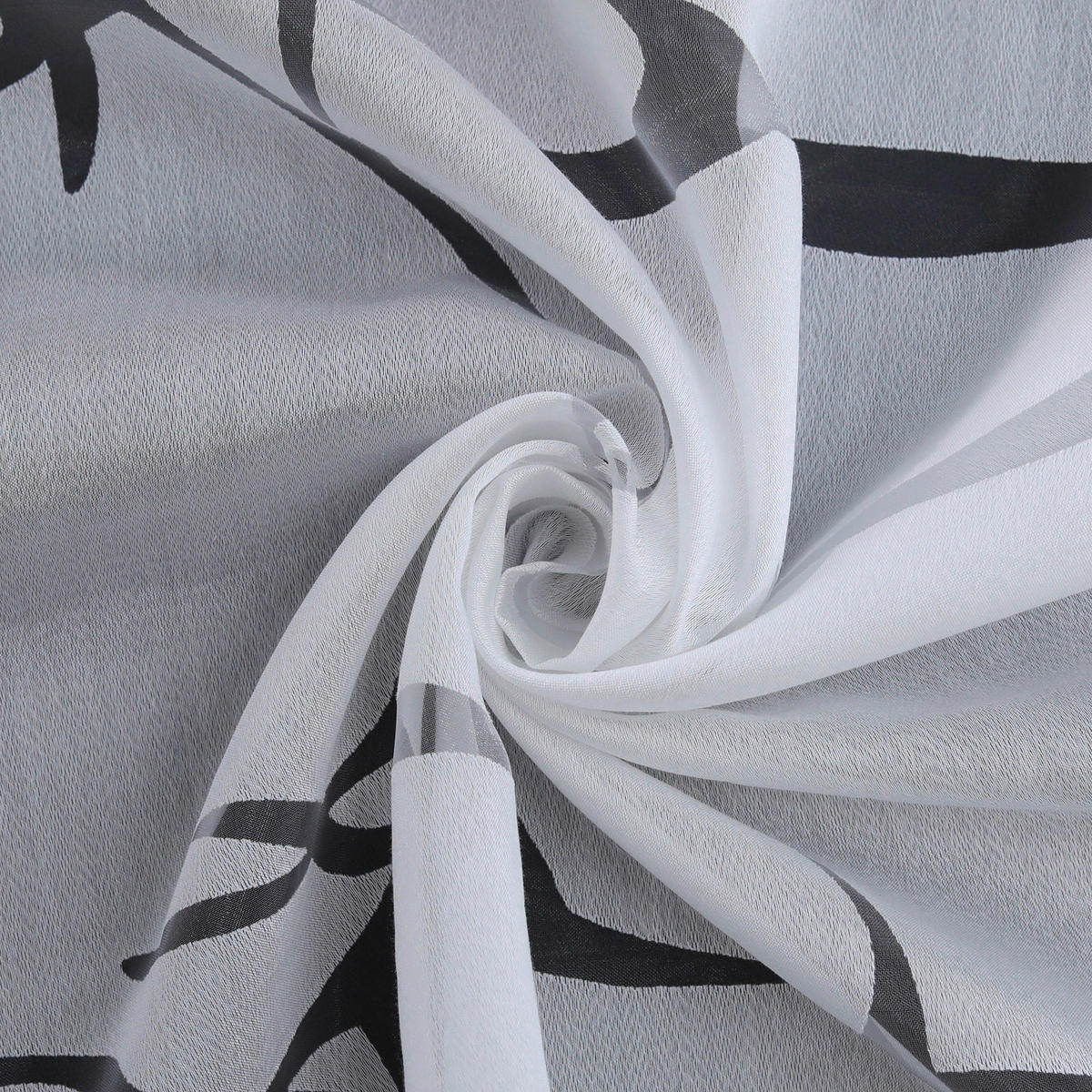 FLÄCHENVORHANG   transparent   57/145 cm  - Weiß Hochglanz, Basics, Textil (57/145cm) - Joyswahl