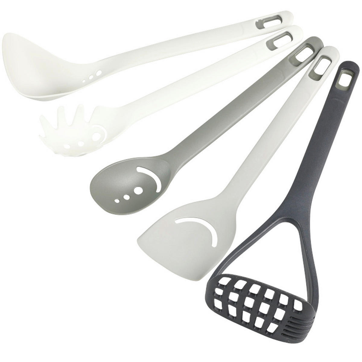 KÜCHENHELFERSET  - Grau, Basics, Kunststoff (14/10/31cm) - Kesper
