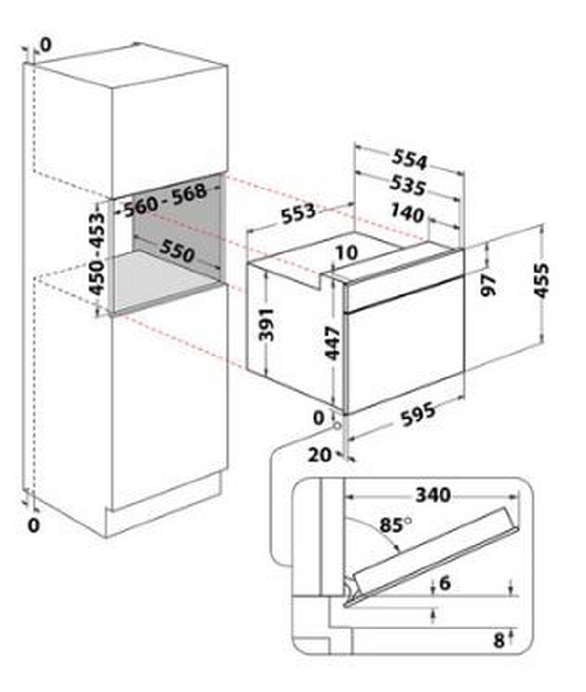 MIKROHULLÁMÚ SÜTŐ - (59,5/45,5/55,4cm) - Whirlpool
