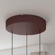 LED-HÄNGELEUCHTE Cage 40/50-150 cm  - Kupferfarben, Design, Kunststoff/Metall (40/50-150cm) - Dieter Knoll