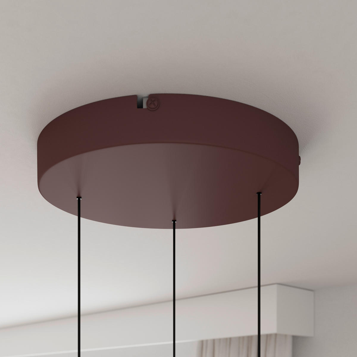 LED-HÄNGELEUCHTE Cage 40/50-150 cm  - Kupferfarben, Design, Kunststoff/Metall (40/50-150cm) - Dieter Knoll