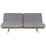 SCHLAFSOFA Palermo in Eichefarben, Hellgrau - Eichefarben/Beige, Design, Holz/Textil (204/92/90cm) - Dieter Knoll