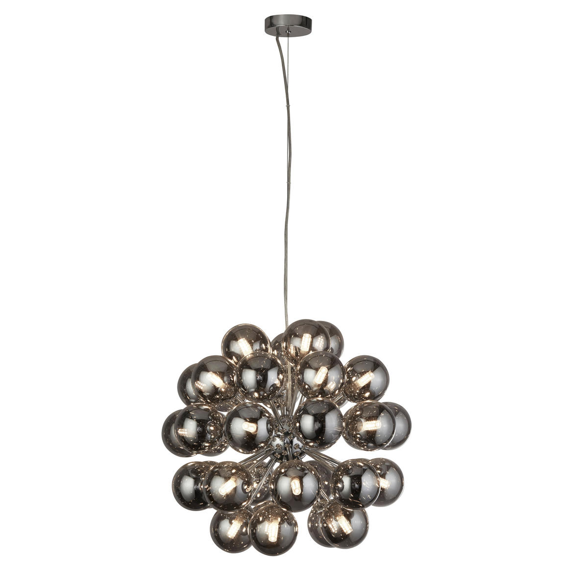 VISEČA SVETILKA  Berry      51/150 cm      G9 - barve kroma, Design, kovina/steklo (51/150cm)