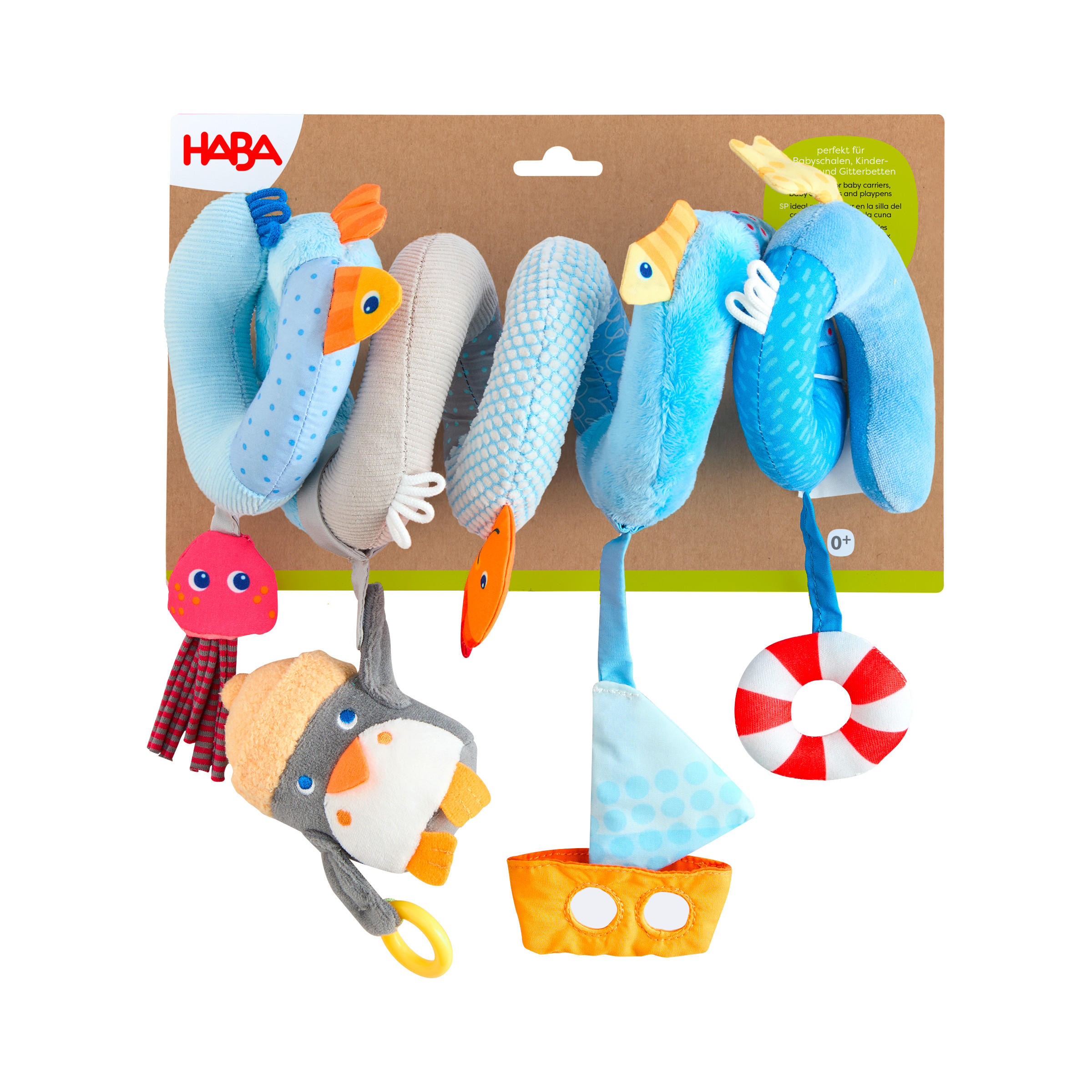 BABYSCHALENMOBILE Entdeckerspielzeug  - Multicolor, Basics, Kunststoff/Textil (26/24/10cm) - Haba