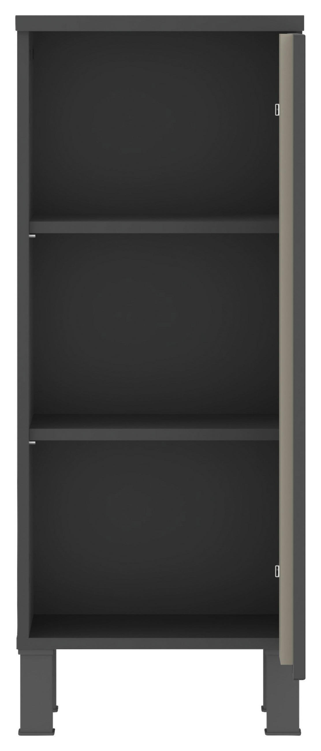 UNTERSCHRANK 40/100/35,3 cm   - Anthrazit/Grau, MODERN, Holzwerkstoff/Kunststoff (40/100/35,3cm) - MID.YOU