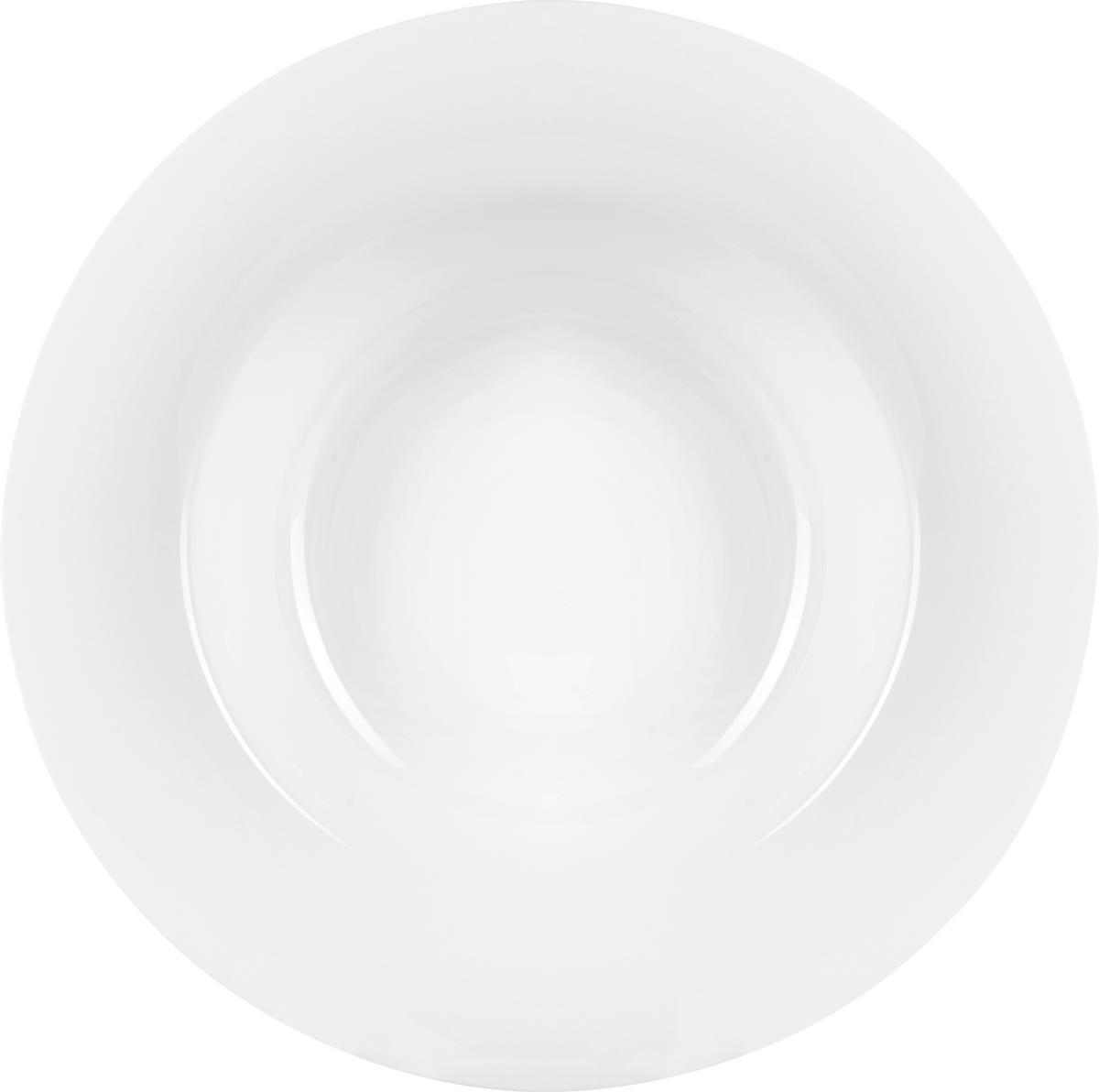 FARFURIE ADÂNCĂ 23,5 cm  - alb, Basics, ceramică (23,5cm) - Novel
