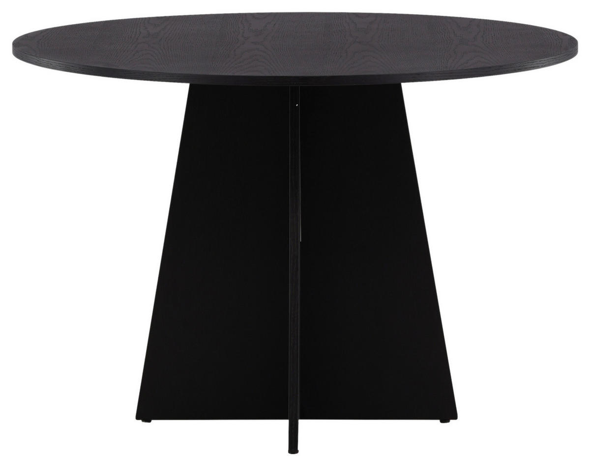 ESSTISCH in Holz 110/110/75 cm  - Schwarz, Design, Holz (110/110/75cm) - Livetastic