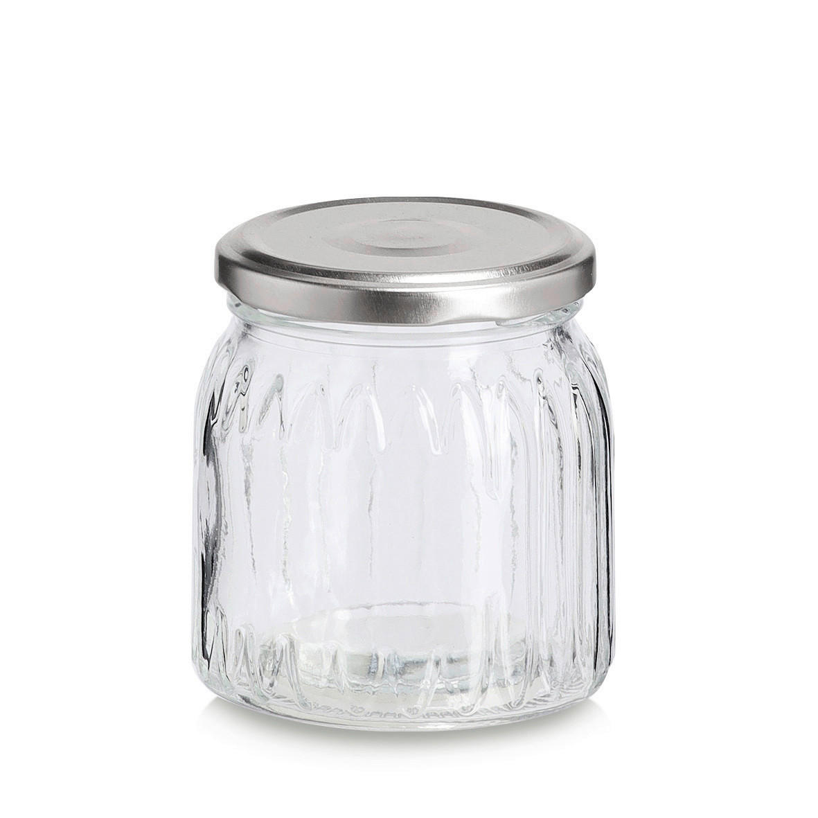 VORRATSGLAS 0,28 l  - Transparent, Design, Glas (8/8/8,5cm)