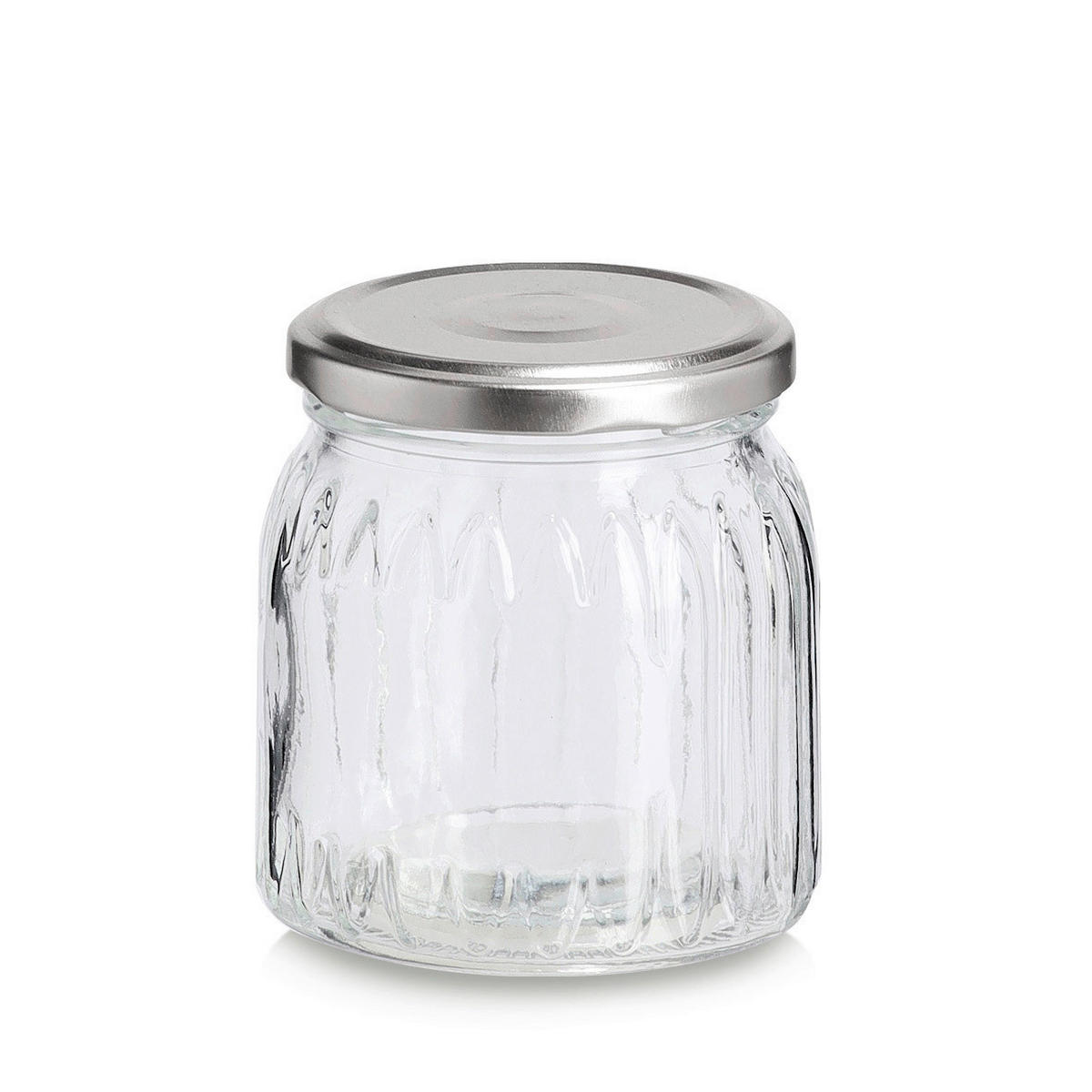 VORRATSGLAS 0,28 l  - Transparent, Design, Glas (8/8/8,5cm)