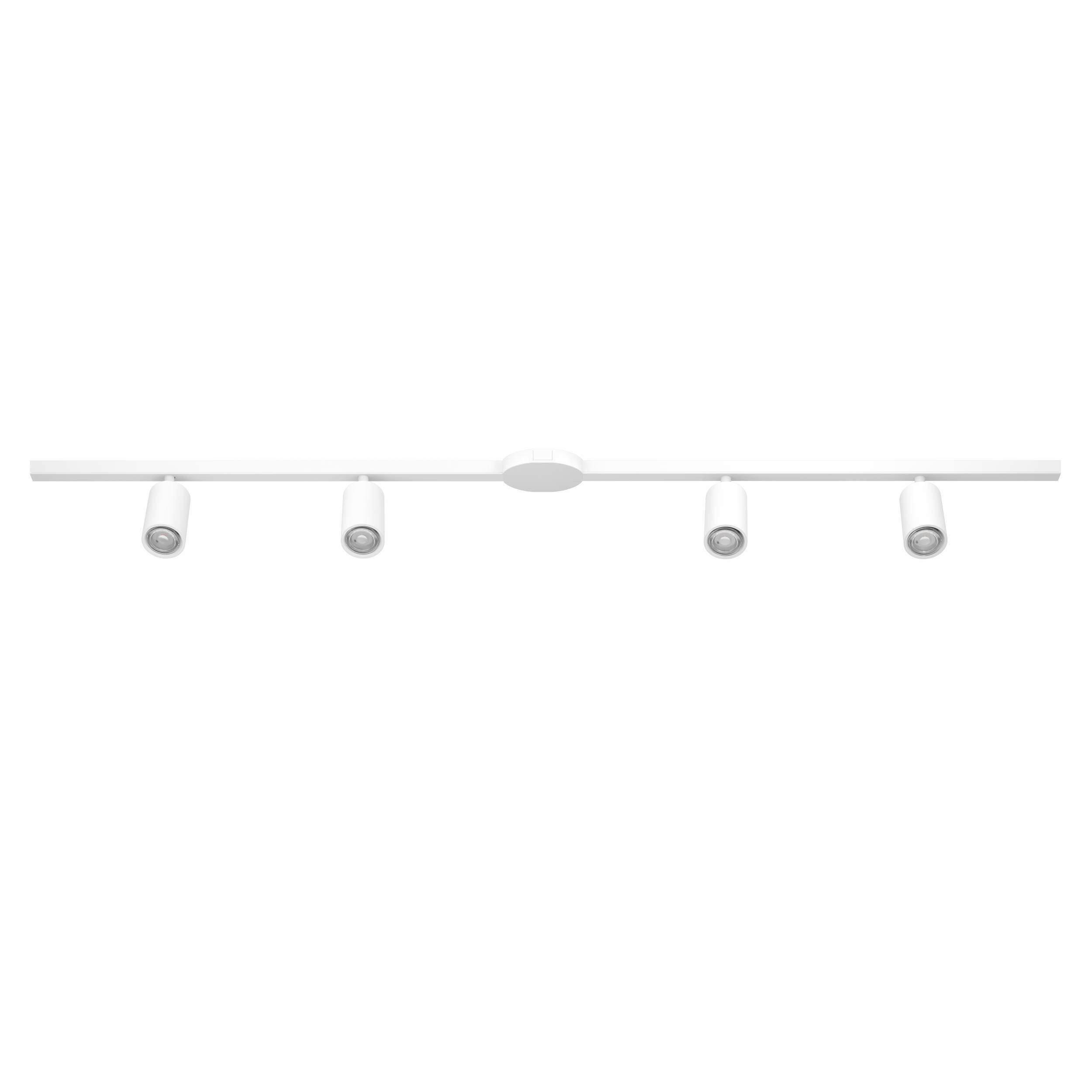 SCHIENENSYSTEM - Weiss, Basics, Kunststoff/Metall (192,5/5,5/14cm) - Eglo