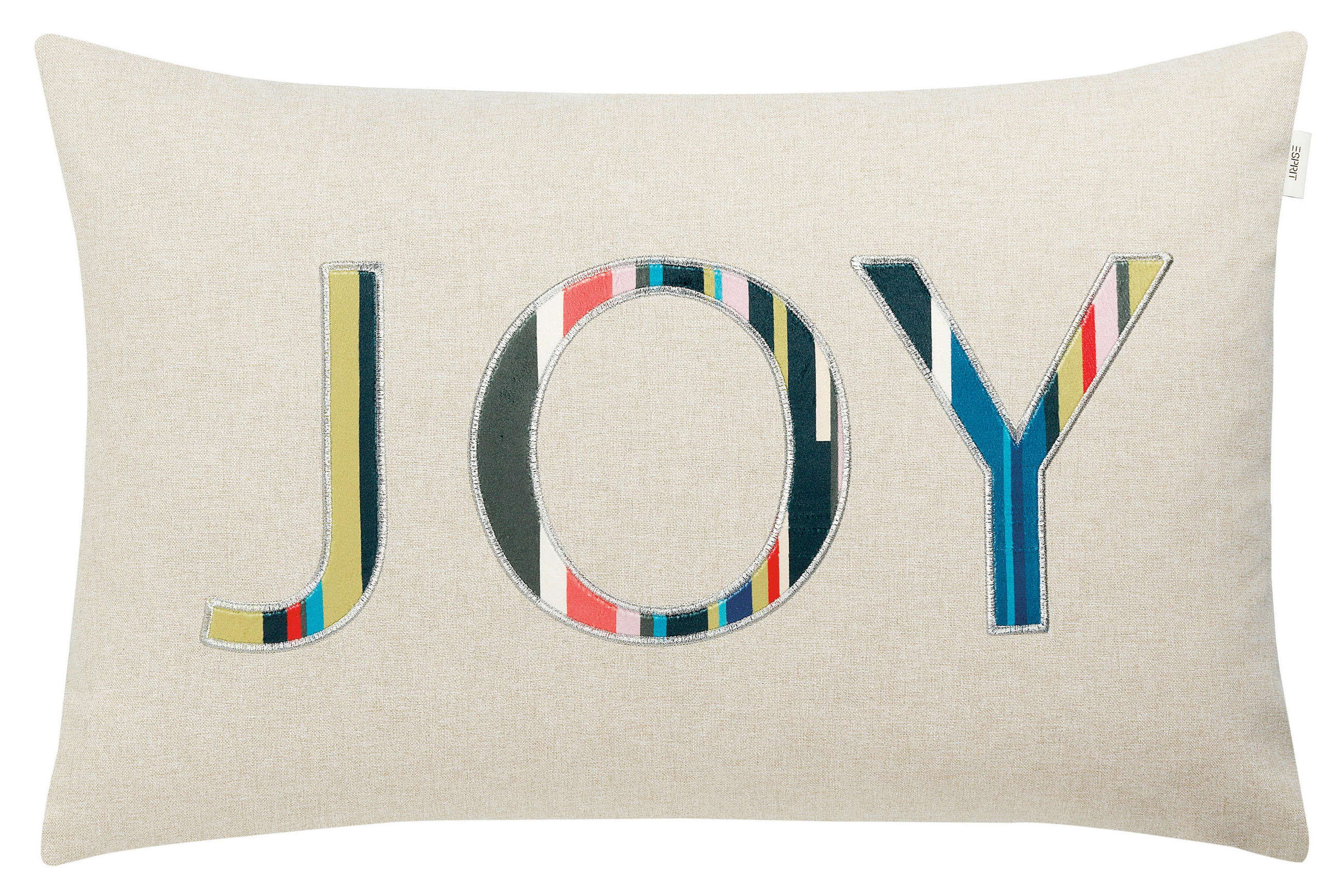 KISSENHÜLLE E-Joy 38/58 cm  - Beige/Multicolor, Basics, Textil (38/58cm) - Esprit