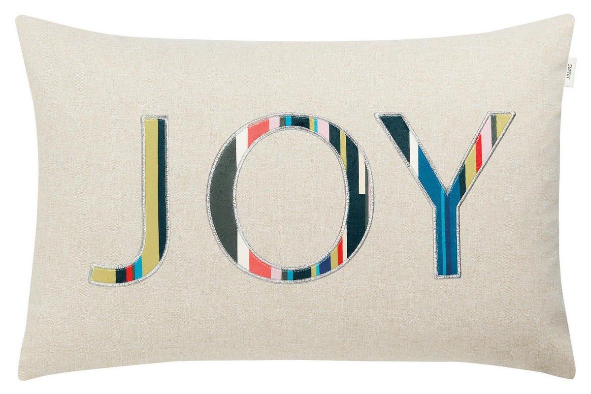 KISSENHÜLLE E-Joy 38/58 cm  - Beige/Multicolor, Basics, Textil (38/58cm) - Esprit