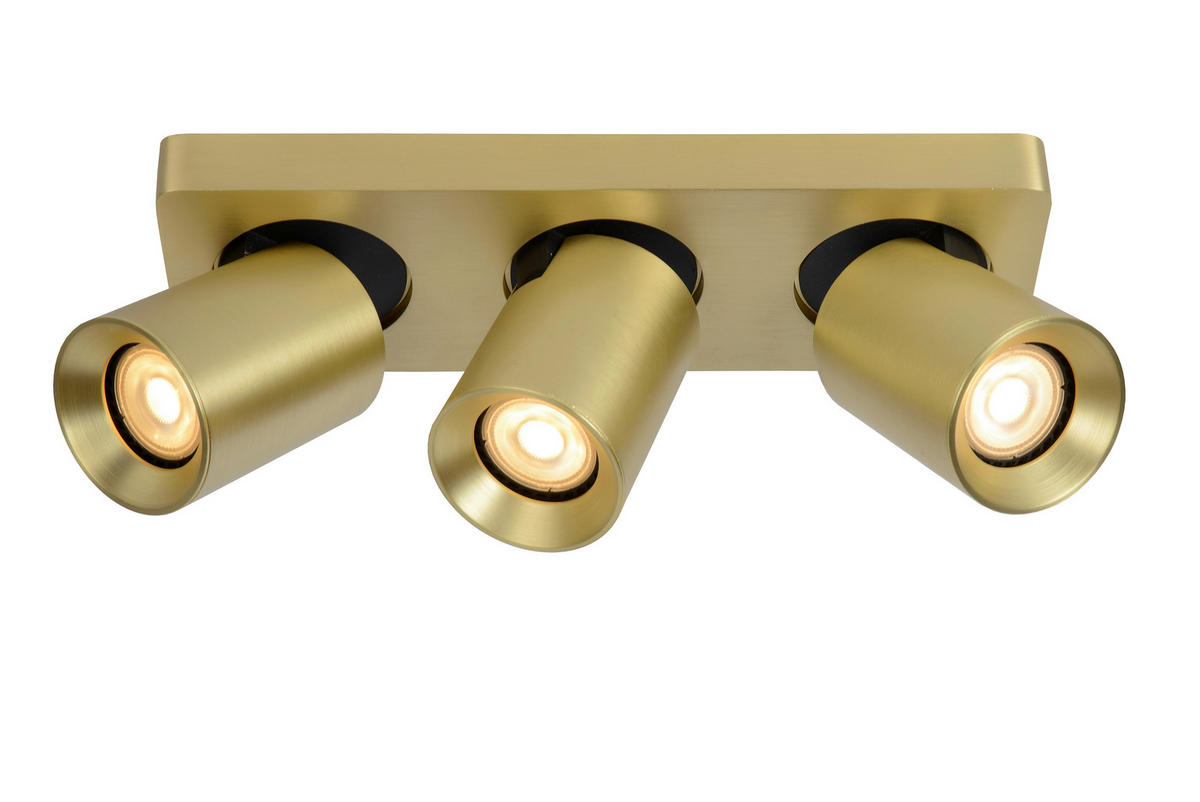 LED-STRAHLER Nigel 30/10/11.5 cm   - Messingfarben, KONVENTIONELL, Metall (30/10/11.5cm) - Lucide
