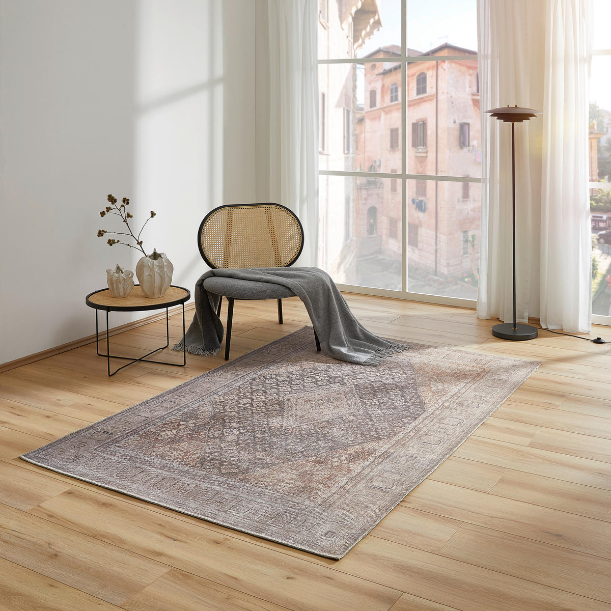 VINTAGE-TEPPICH 135/190 cm Bidjar Modern Braun rechteckig  - Braun, LIFESTYLE, Textil (135/190cm) - Novel