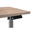 SCHREIBTISCH 160/77/75-118 cm  in Sonoma Eiche  - Sonoma Eiche, Basics, Holzwerkstoff/Metall (160/77/75-118cm) - Xora