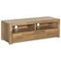 TV-ELEMENT Wildeiche furniert, massiv Eichefarben - Eichefarben/Alufarben, Design, Holz/Metall (125/43/46cm) - Landscape TV-ELEMENT Wildeiche furniert, massiv Eichefarben - Eichefarben/Alufarben, Design, Holz/Metall (125/43/46cm) - Landscape