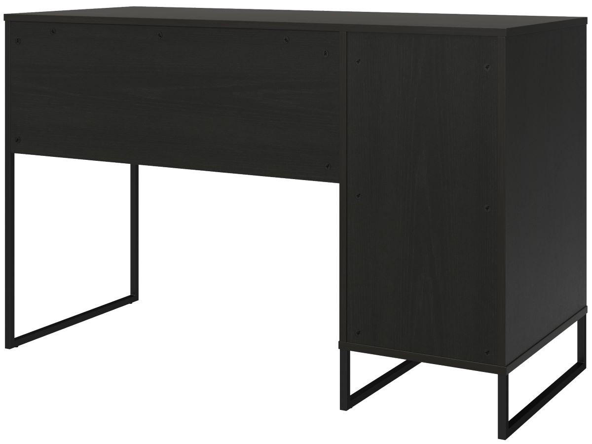 SCHREIBTISCH 121/76/50 cm  in Schwarz, Eichefarben  - Eichefarben/Schwarz, Design, Holzwerkstoff/Metall (121/76/50cm) - MID.YOU