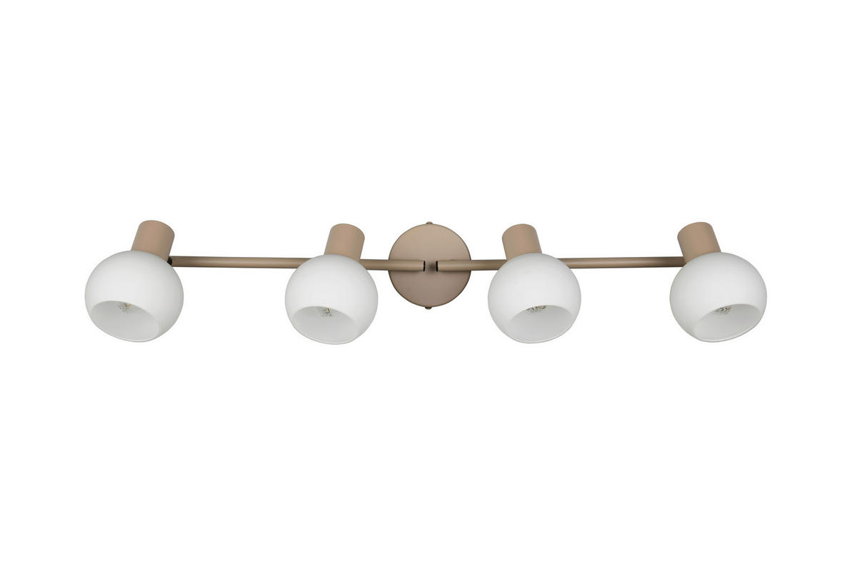 STRAHLER R86374043 70/18,5/10,00 cm  - Beigebraun/Weiß, Design, Glas/Metall (70/18,5/10,00cm)