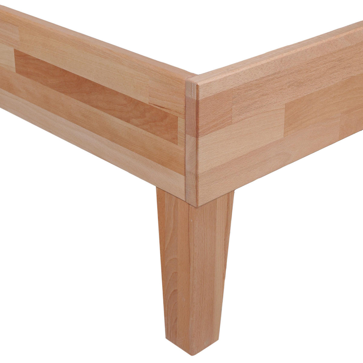 BETT 140/200 cm  in  - Buchefarben, MODERN, Holz (140/200cm) - MID.YOU