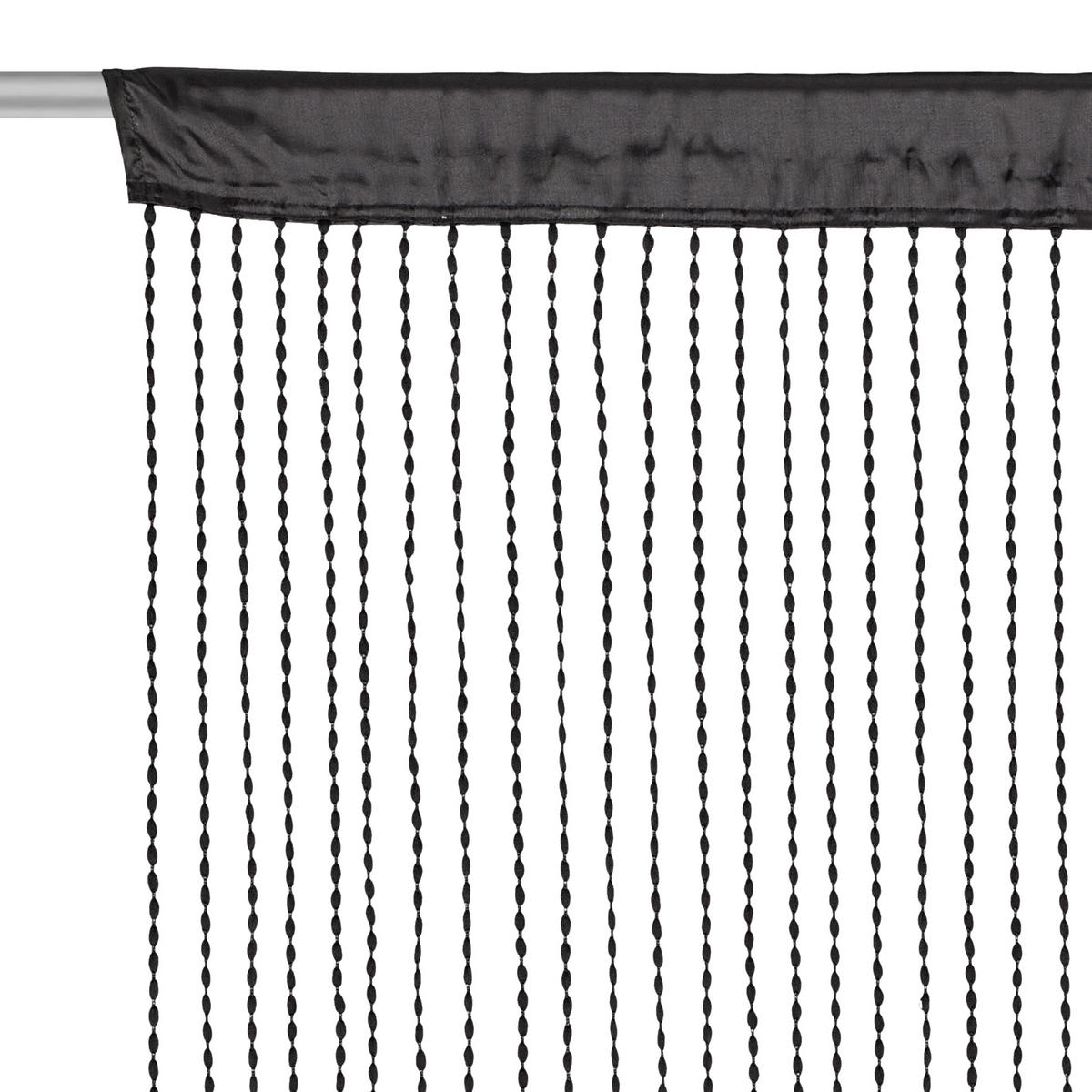 ZSINÓRFÜGGÖNY áttetsző  - fekete, Konventionell, textil (90/245cm) - Esposa