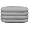 TRUHENBANK 85/42/42 cm Teddystoff Hellgrau Pappel Sperrholz - Hellgrau, Trend, Holz/Textil (85/42/42cm) - Xora