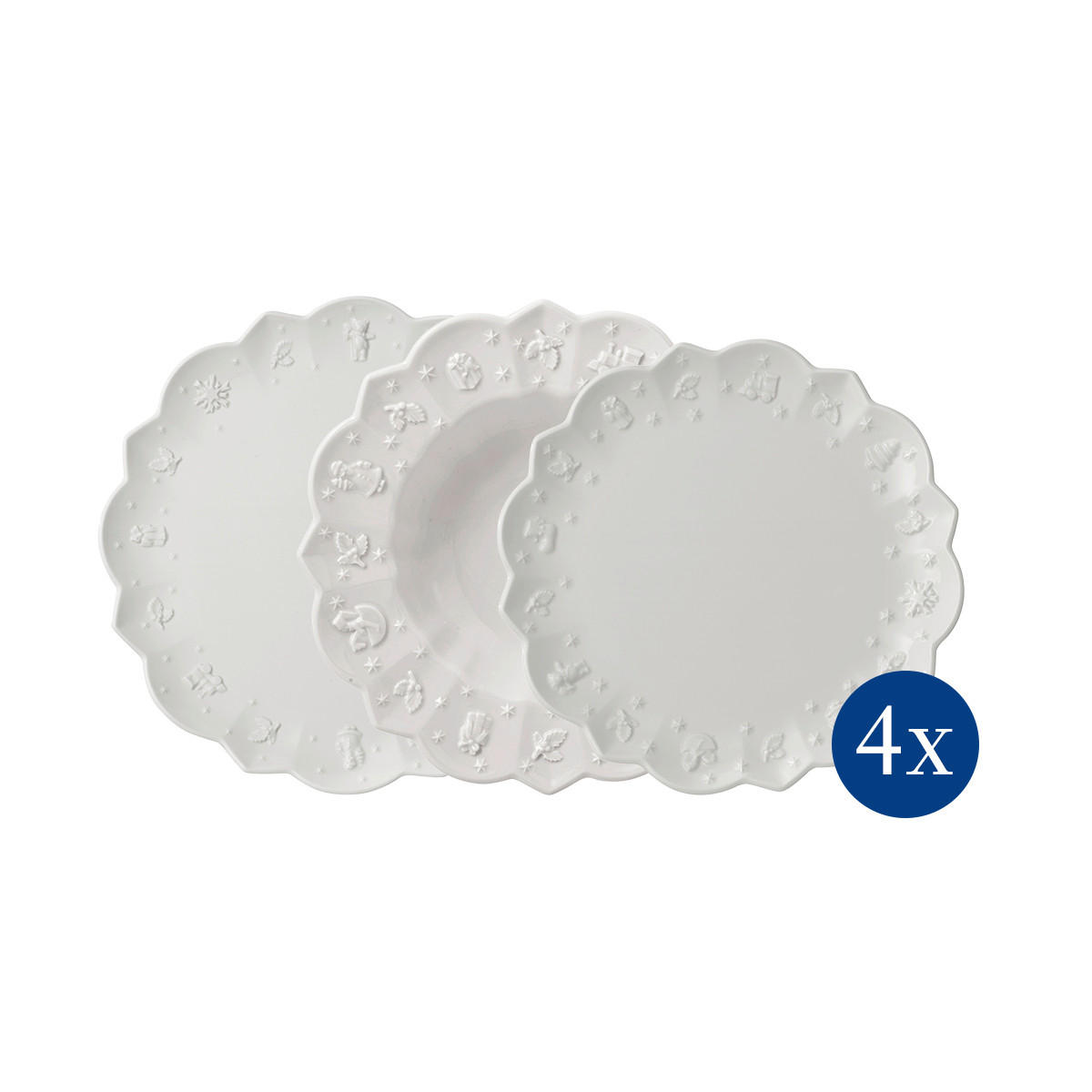 TELLERSET Toy`s Delight Royal Classic 12-teilig  - Weiß, Basics, Keramik - Villeroy & Boch