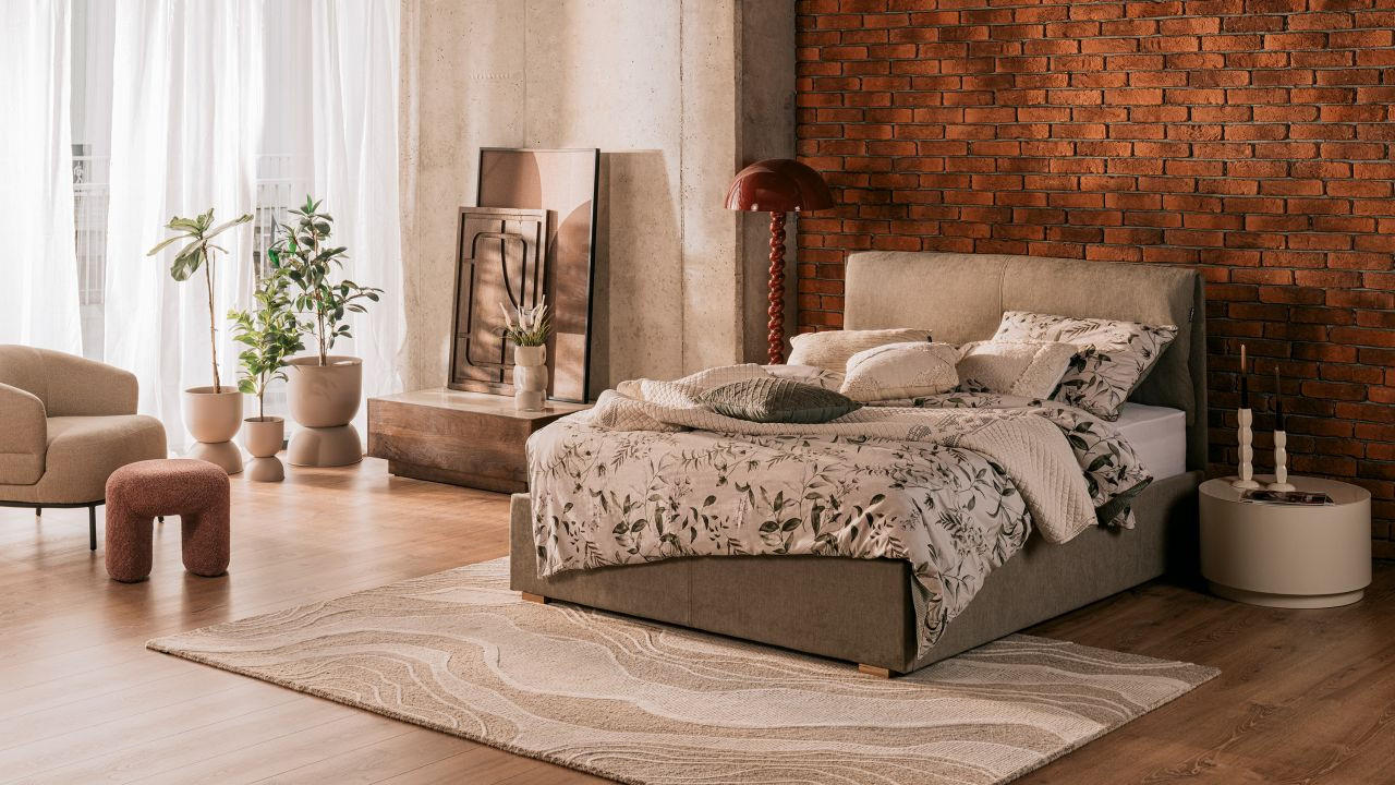 TAPACIRANI KREVET    112/190/210 cm   - Osnovno, metal/tekstil (112/190/210cm) - Hespo