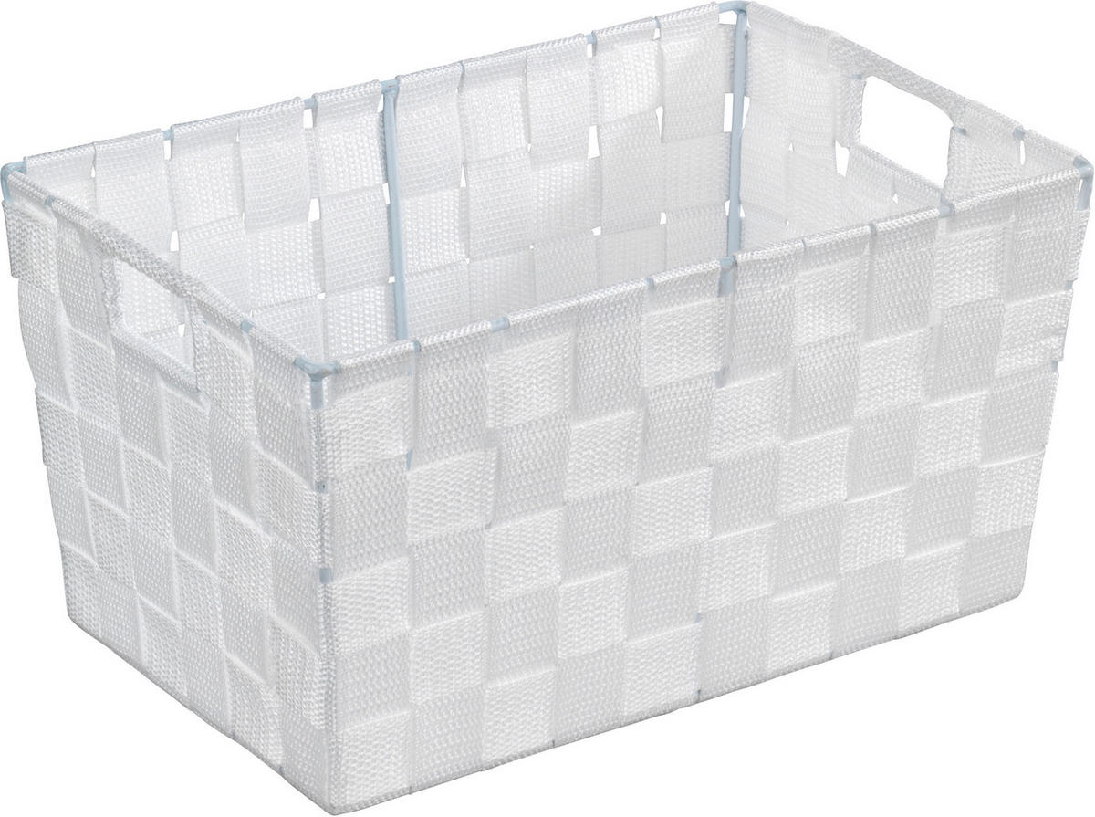 KOSÁR - fehér, Basics, műanyag (30/20/15cm) - Wenko