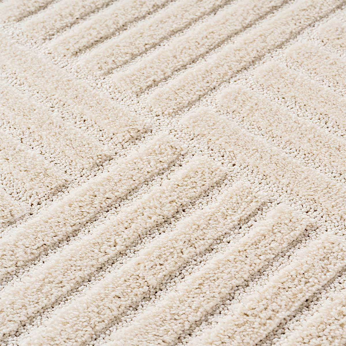 FLACHWEBETEPPICH 120 cm ART Creme rund  - Creme, Basics, Kunststoff/Textil (120cm) - Novel