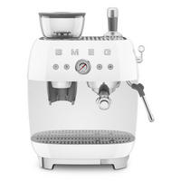 ESPRESSOMASCHINE  - Weiß Hochglanz, Basics, Kunststoff/Metall (33,4/44,3/43cm) - SMEG