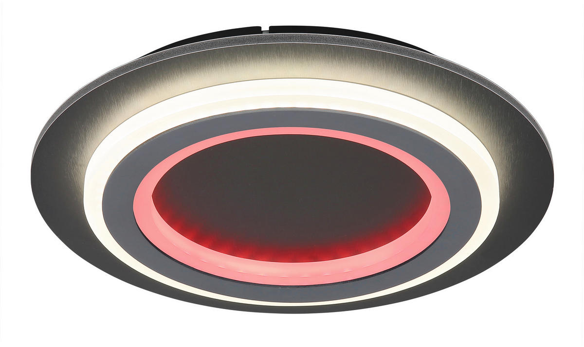 STROPNÍ LED SVÍTIDLO, 34/5,5 cm  - šedá/černá, Design, kov/plast (34/5,5cm) - Globo