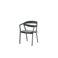 STAPELSTOL i metall, textil grå, svart  - grå/svart, Modern, metall/textil (60/76/60cm) - Gardenson